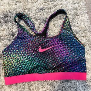 Nike Vibrant Patterned Sports Bra